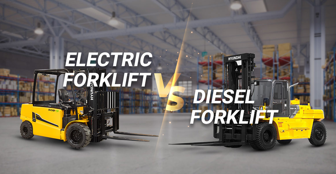 Difference Between Electric and Diesel Forklift