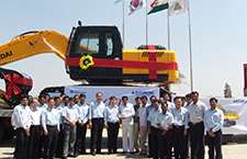 Launched Indigenous R110-7 Excavator