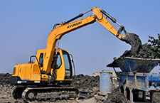 Launched Indigenous R80-7 Excavator