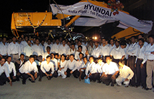 First Hyundai Excavator Rolled Out in Indian Market